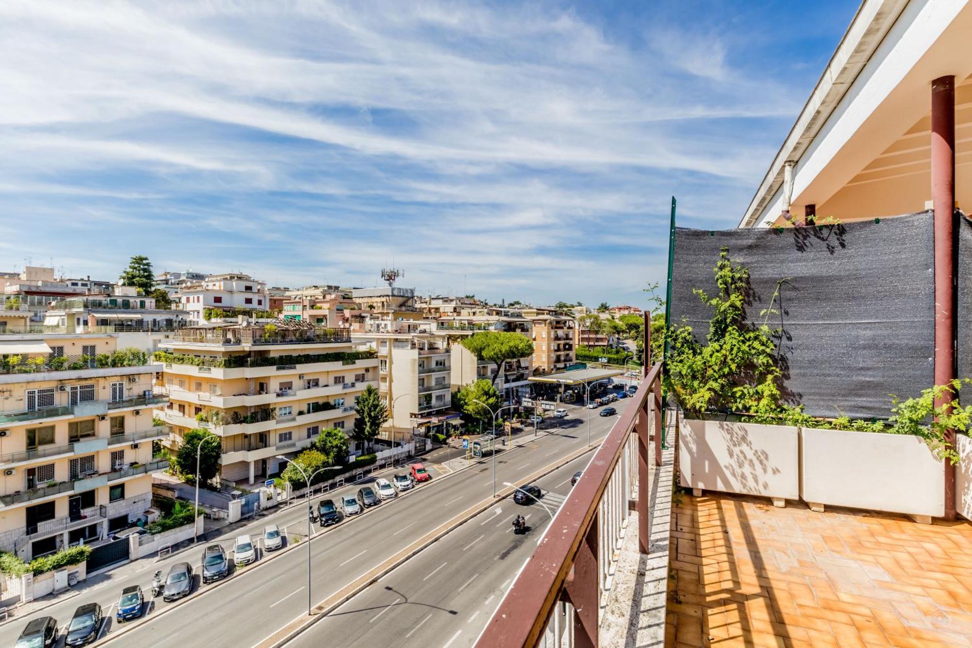 Appartement L'attico Con Terrazza In Corso Francia Rome